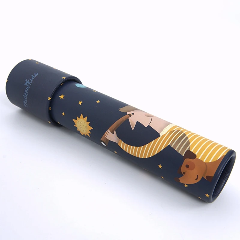 TOY120-2 Детские игрушки калейдоскопы Монтессори Вращающийся Регулируемый аутизм дети классические обучающие игрушки для детей Необычные волшебный цвет Мир - Цвет: TOY120-2