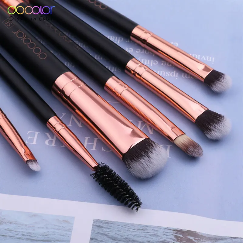 Docolor кисточки для нанесения теней набор Pro Gold Eye растушевывание теней кисти для макияжа мягкие синтетические волосы для красоты