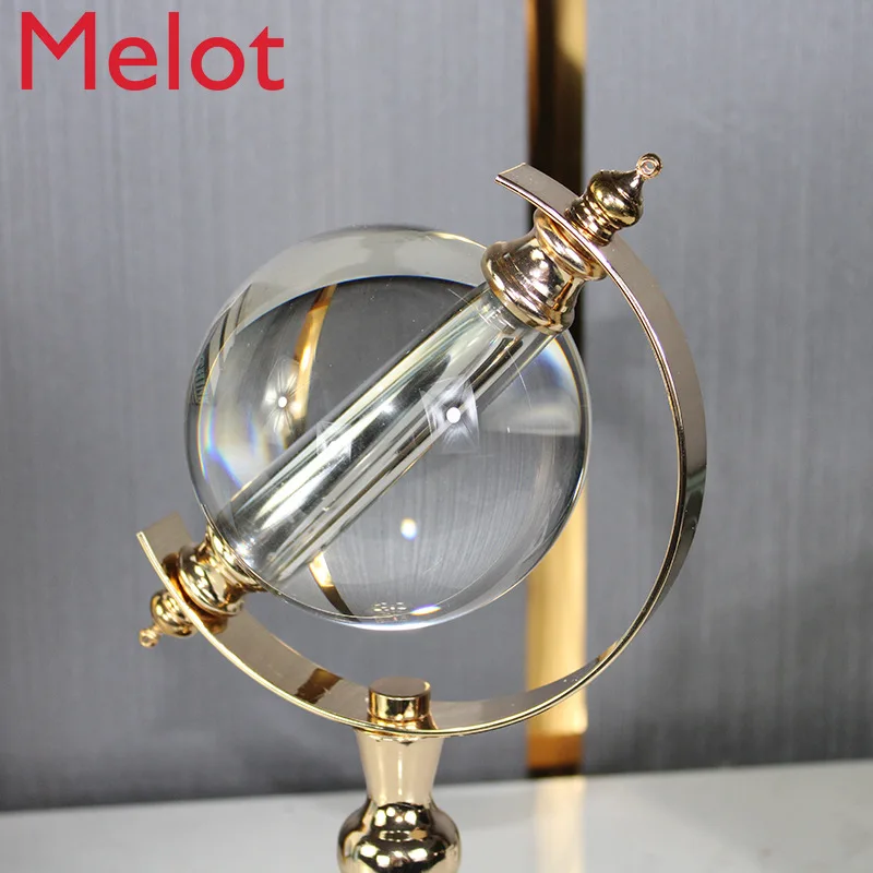 

Crystal Ball Decoration Study Desktop Decoration Earth Instrument Crafts Living Room Wine Cabinet Light Luxury Furnishings