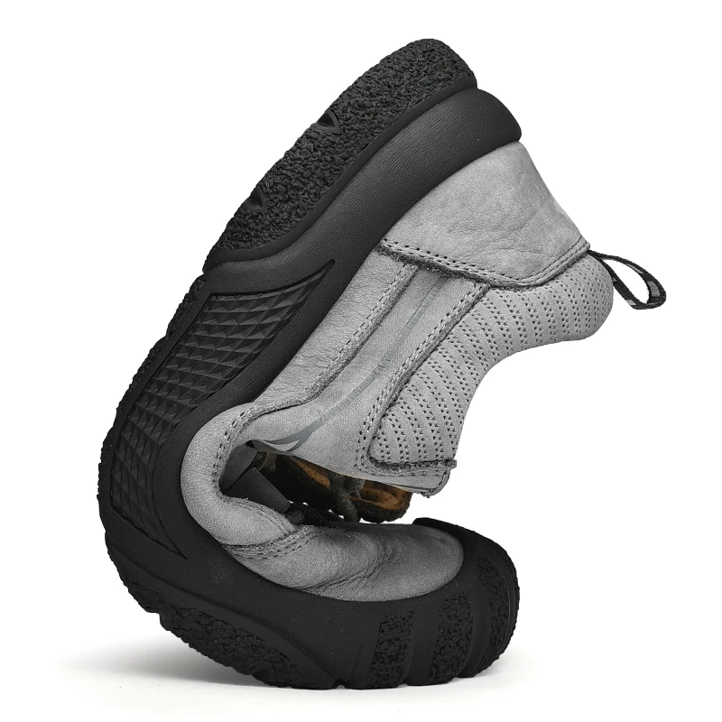 Мужские кроссовки из натуральной кожи Повседневная Уличная обувь на толстой