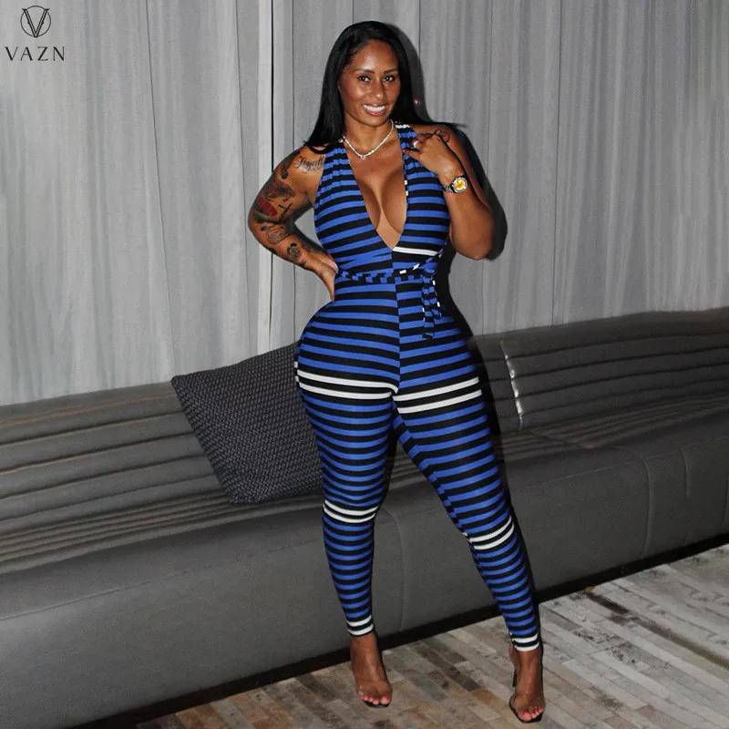 2021 женский модный сексуальный комбинезон с длинным рукавом и глубоким V-образным