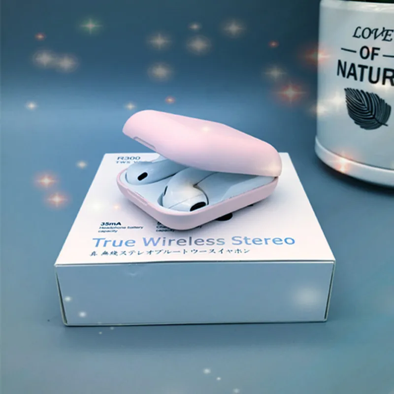 Беспроводные наушники Tws Bluetooth гарнитура с зарядным устройством для iPhone huawei samsung