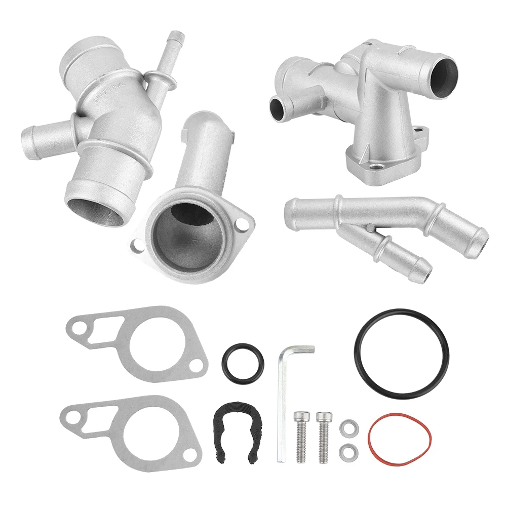 

Cast Aluminum Thermostat Housing Water Pipe CNC for MK4 Golf Jetta 1.8T
