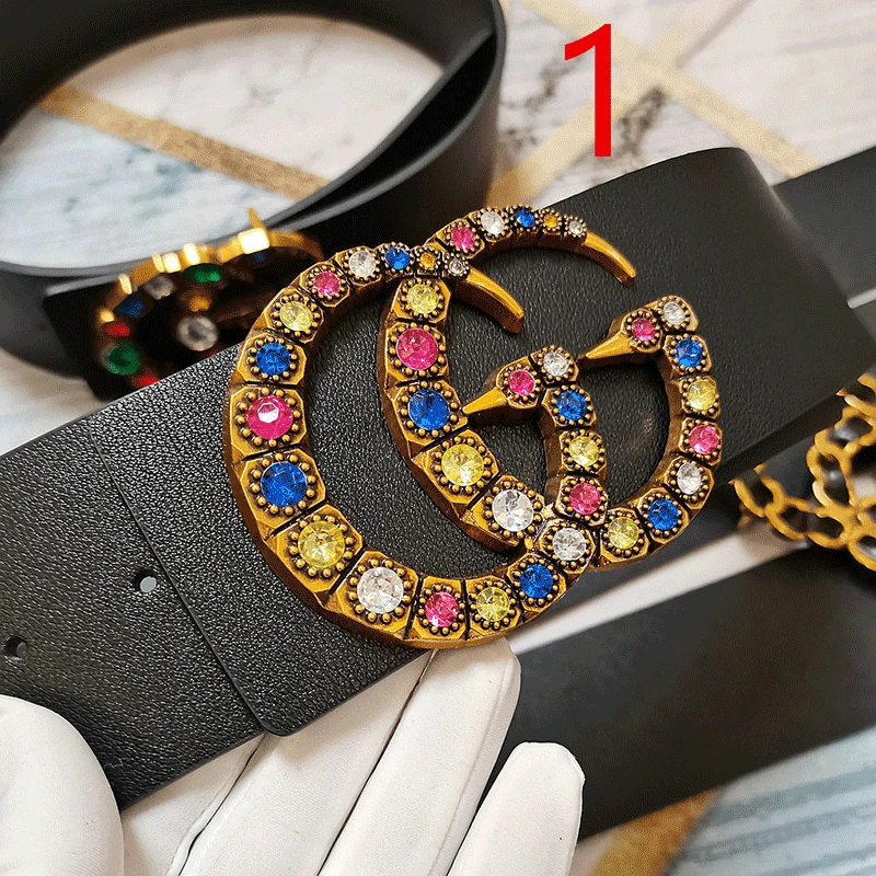 

Роскошные Кожаные Ремни VIP 1009 для мужчин и женщин, повседневные ремни из воловьей кожи с пряжкой, Мужская модная классическая золотая пряжка...