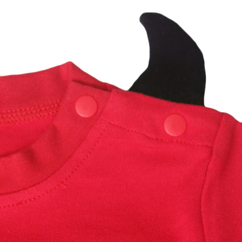 Осенне зимний детский комбинезон с длинными рукавами изображением маленького