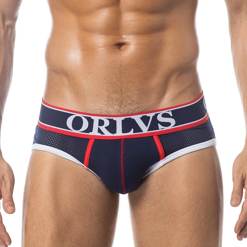 Трусы брифы мужские сетчатые нижнее белье джоки гей трусы бикини стринги|Защита