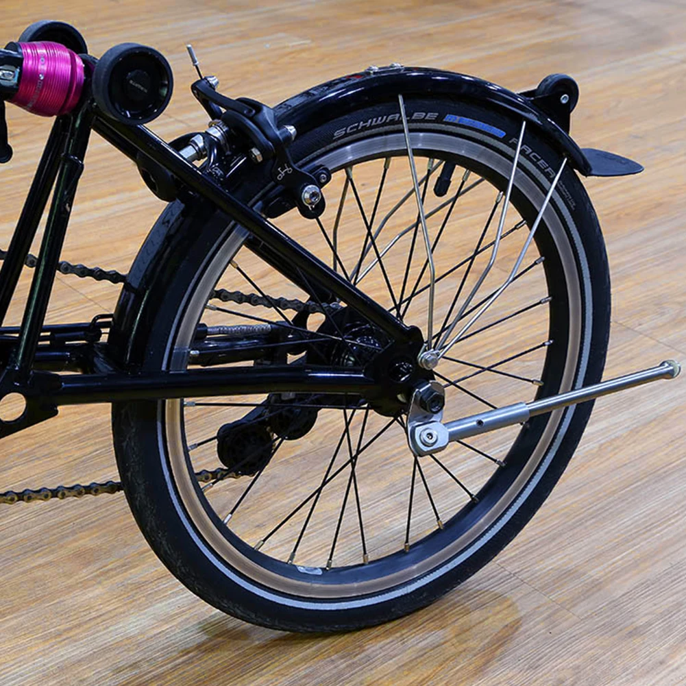 Side Support Parking Folding Bike Bracket Titanium Alloy Vintage 250mm Durable Bicycle Kickstand Ultralight Tools For Brompton