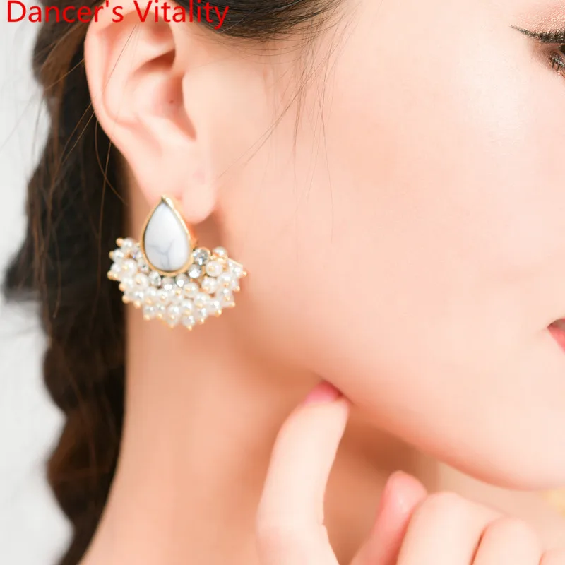 Женские аксессуары для индийских восточных танцев живота серьги-подвески на лоб