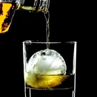 Форма для изготовления ледяных шариков, Гибкая силиконовая форма для изготовления ледяных шариков для виски, коктейлей