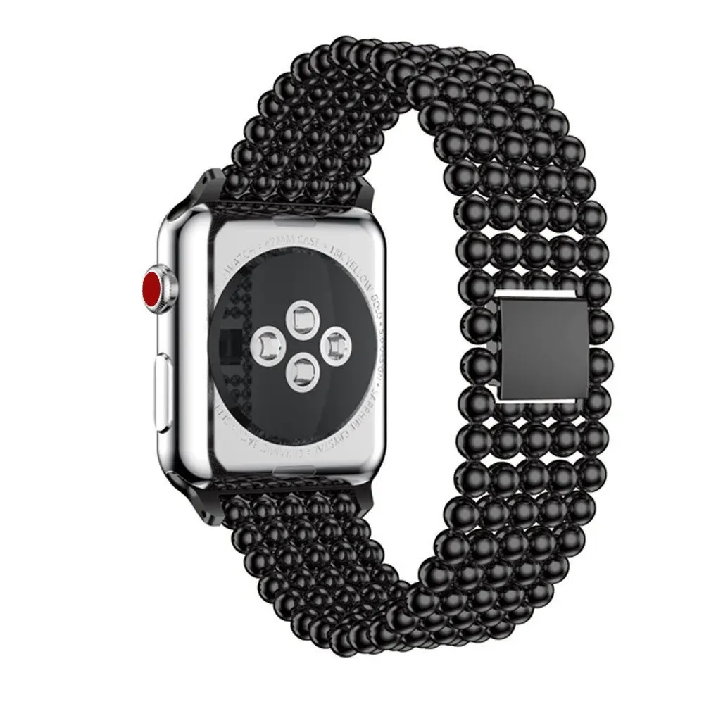 Ремешок из нержавеющей стали для часов Apple Watch, 42 мм, 38 мм, 40 мм, 44 мм, серия 5, 4, ремешок Correa iWatch, ремешок 3, 2, 1, женский браслет pulseira