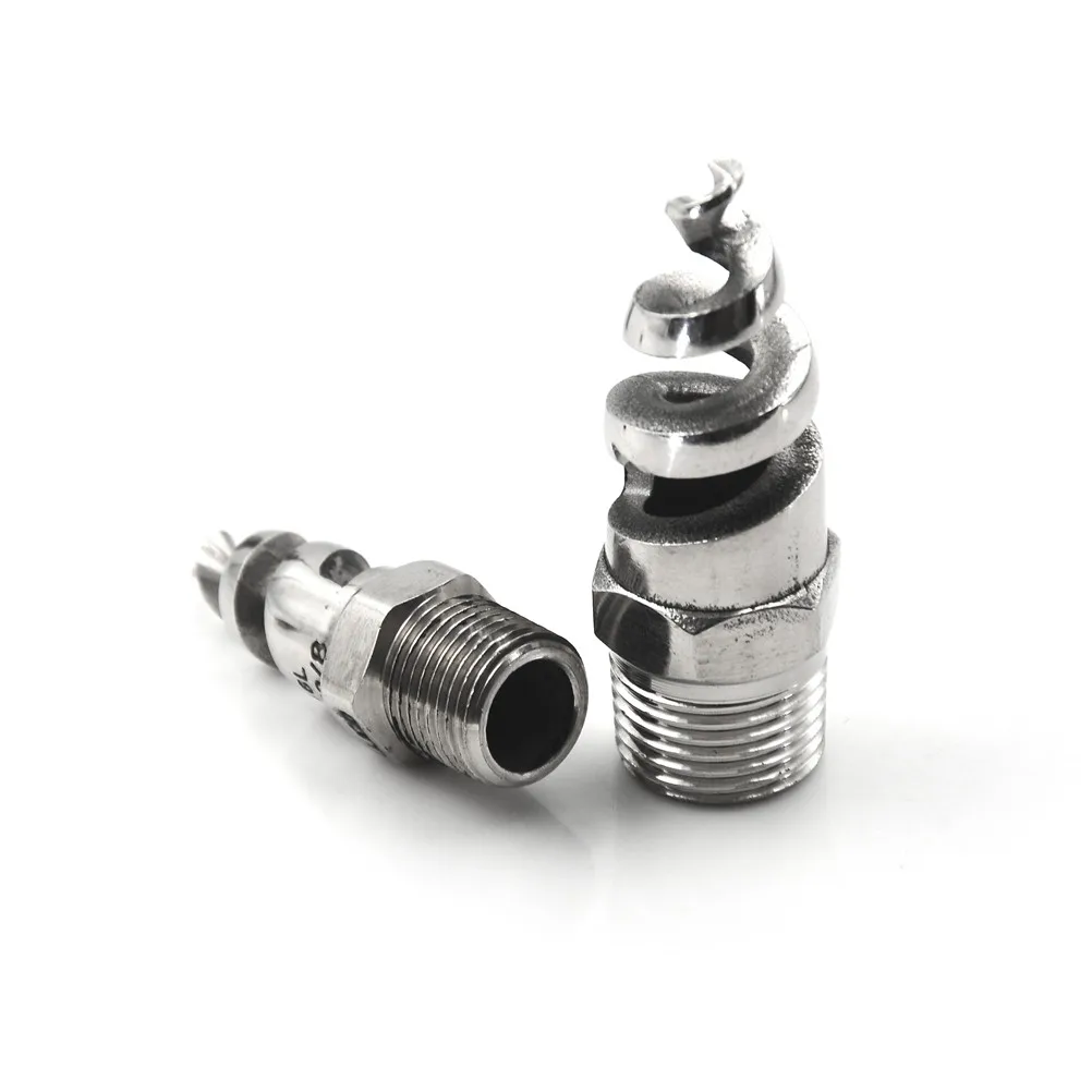 

Stainless Steel Spray Sprinkler Head 1/4" 3/8" 1/2" 3/4" Spiral Cone Atomization Nozzle Spray Sprinkler Heads