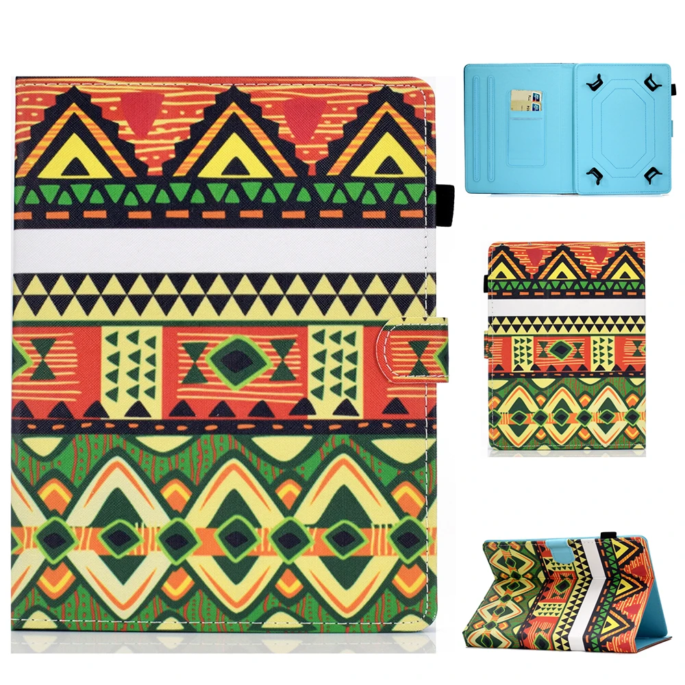 Чехол Funda для планшета 10 дюймов универсальный чехол 1 дюйма 9 8 6 книжка защитная
