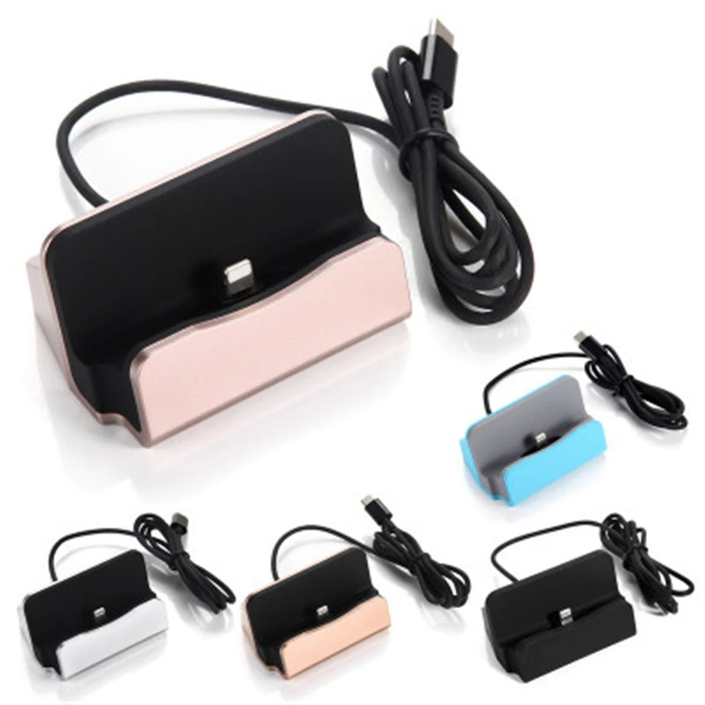 Зарядное устройство для iPhone Xiaomi Android подставка-зарядка с кабелем USB типа С обмена