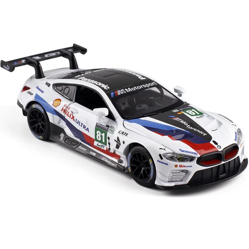 

1:32 Scale/Diecast Metal Toy Model/2018 M8 GTE Le Mans/Sound & Light Racing Car/Pull back Educational Collection christmas toys