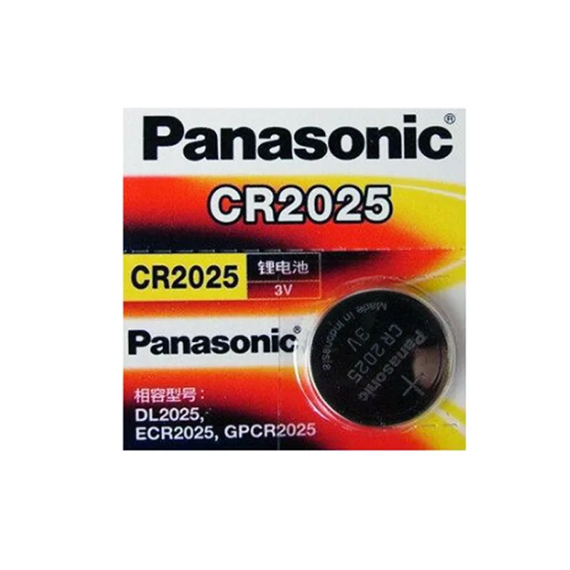 Батарейки PANASONIC cr2025 кнопочные оригинальные литиевые аккумуляторы для цифровых