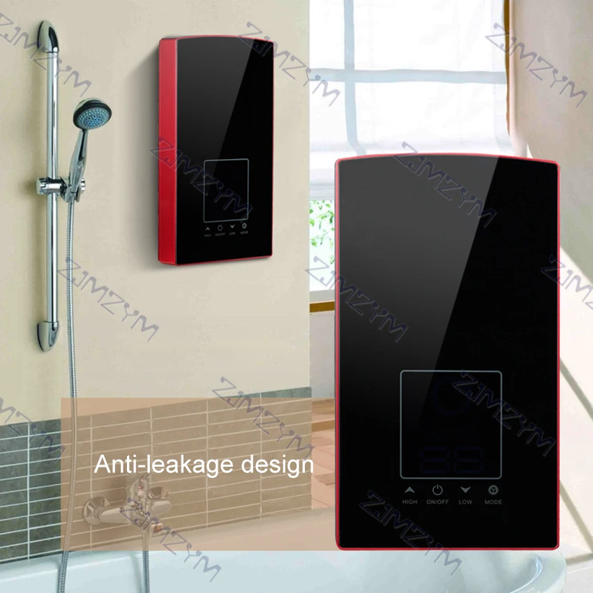 Цифровой электрический водонагреватель с ЖК-дисплеем 8500 Вт сенсорное Голосовое
