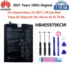 100% Original Phone Battery HB405979ECW For Huawei Nova CAZ-AL10 CAZ-TL00 CAZ-TL10 Enjoy 8e Lite DRA-AL00 6S DIG-AL00 Y6 Pro