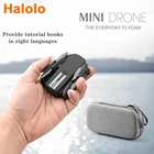 Дрон Halolo, Мп: 4K HD камера, детские игрушки, Квадрокоптер FPV Wi-Fi, мини-Дрон с режимом удержания высоты светодиодный Ной подсветкой, профессиональные дроны