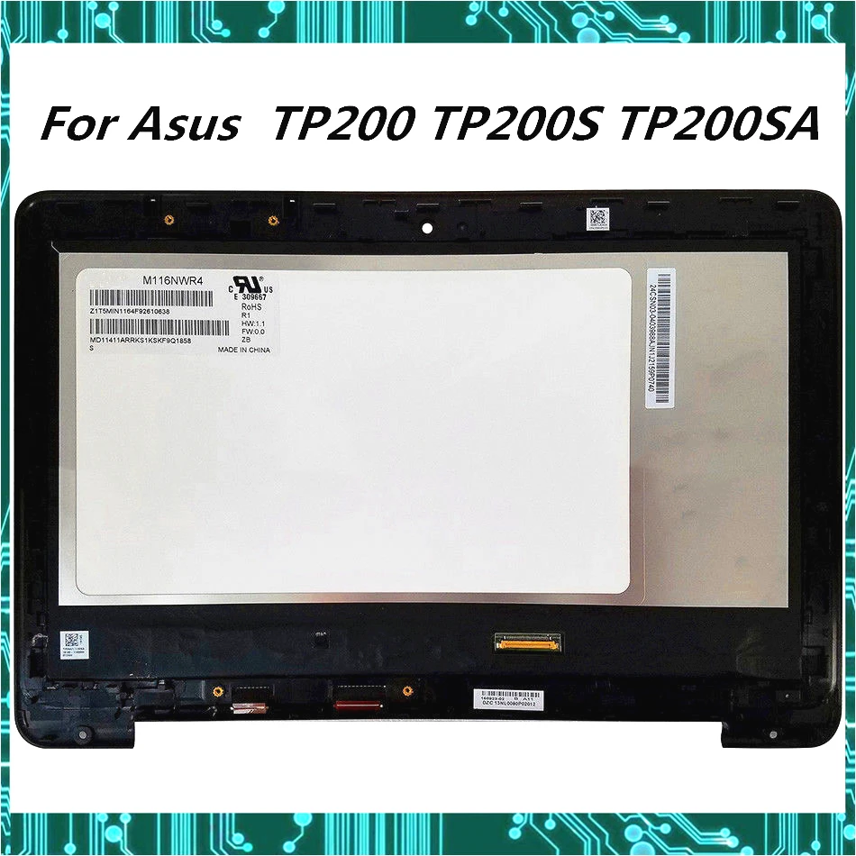 Для Asus Transformer Flip Book TP200 TP200S TP200SA 11 6 &quotсенсорный ЖК экран дигитайзер сборка +