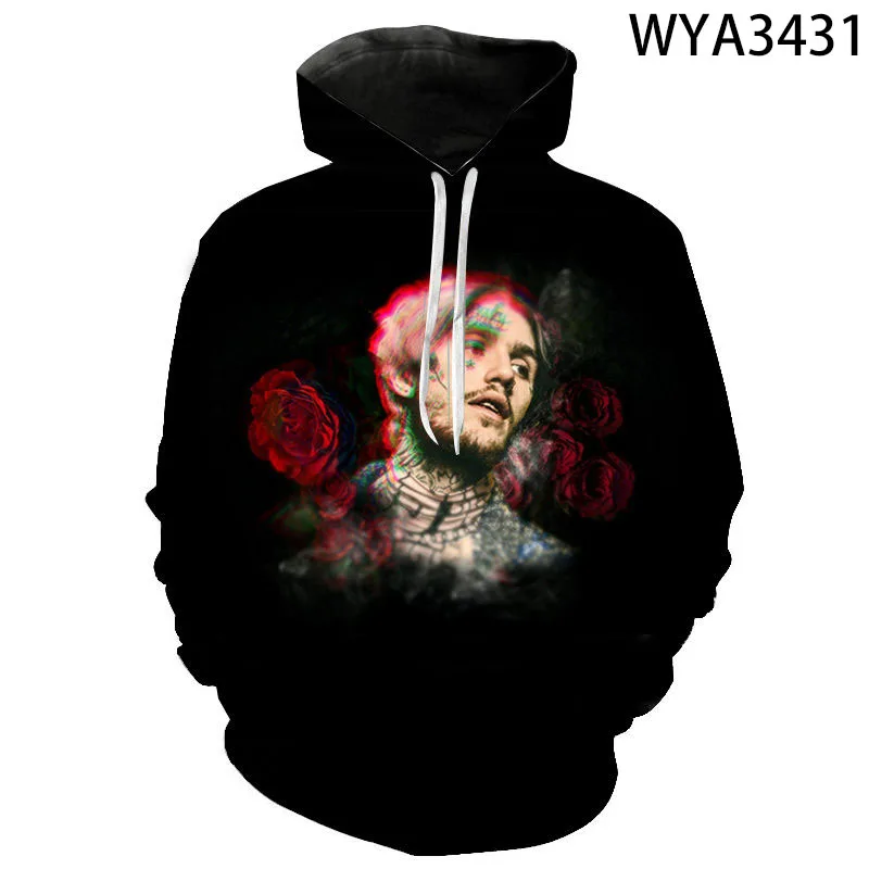 

Mens Hoodie Sweatshirt Lil Peep 3D Hoodies Love lil.peep Happy Smiling Face Print Men Women Pullover Hoodies Male Streetwear