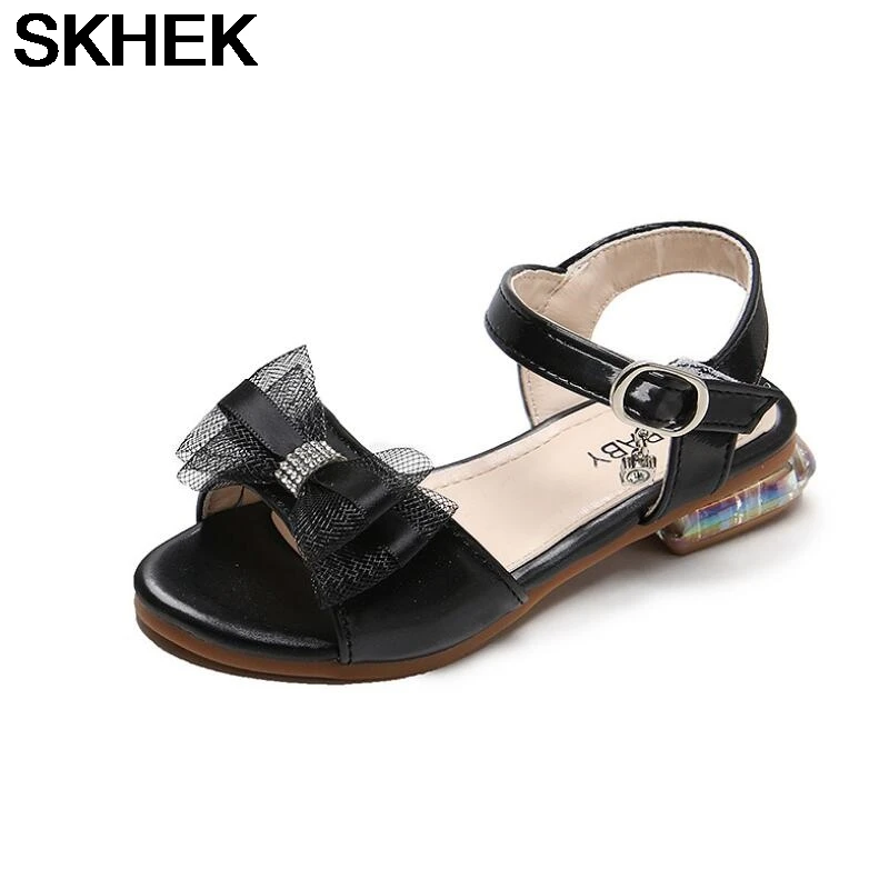 

SKHEK Sandals For Baby Girls Spring Summer Children Kids Shoes Big Girls Bowknot Princess Sandals Wedding Shoes Baby Clothes
