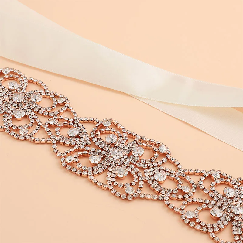 Пояс стразы для платья невесты свадебные аксессуары украшение пояс цвета