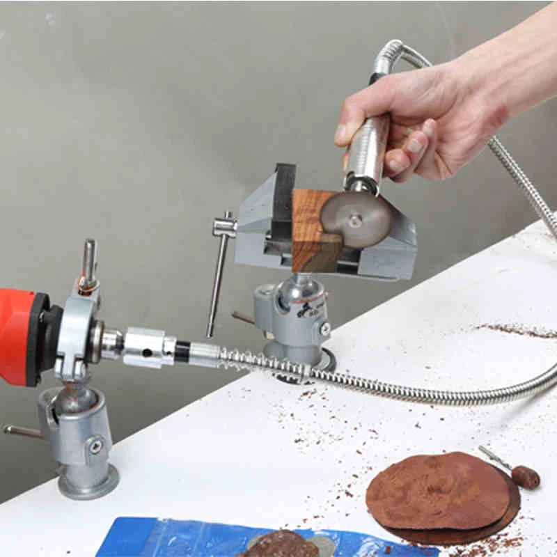 

Universal Multi Angle Swivel Table Vice Clamp-on Grinder Bench Vise Electric Drill Holder Tool L5