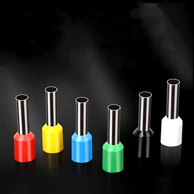 Трубчатая Клеммная игла E2510 предварительно Изолированная Проводная клемма