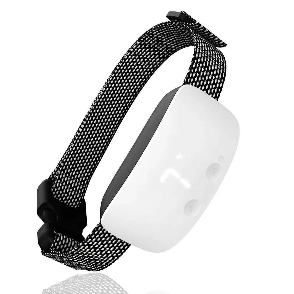 

Ошейник для собак с защитой от лая, автоматический тренировочный ошейник IP67 с электрическим током, вибрационным звуковым сигналом и защито...