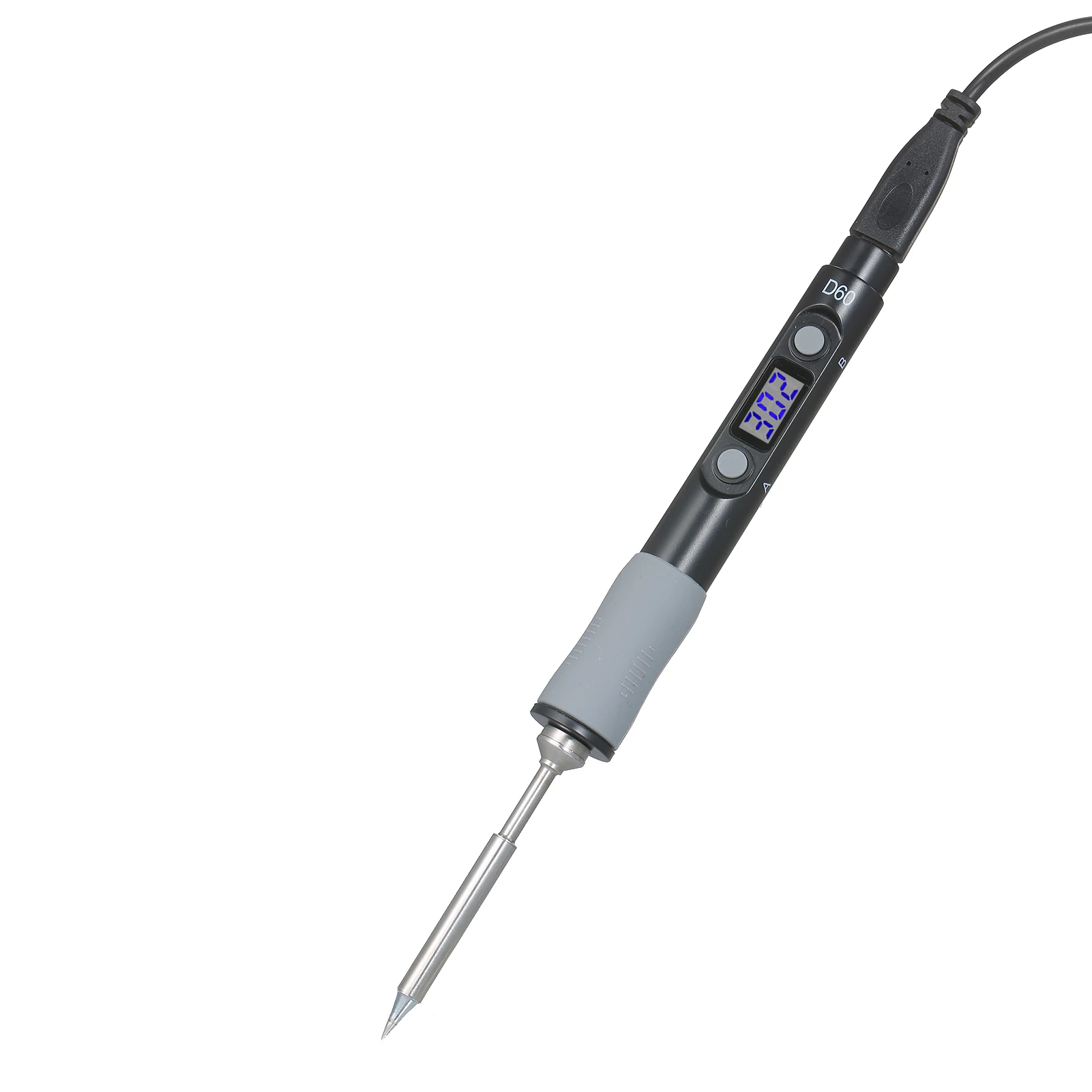 

Mini Electric Soldering Iron with Digital Tube Display Intelligent Soldering Iron Kit with 45W PD Power Adapter 4 Iron Heads