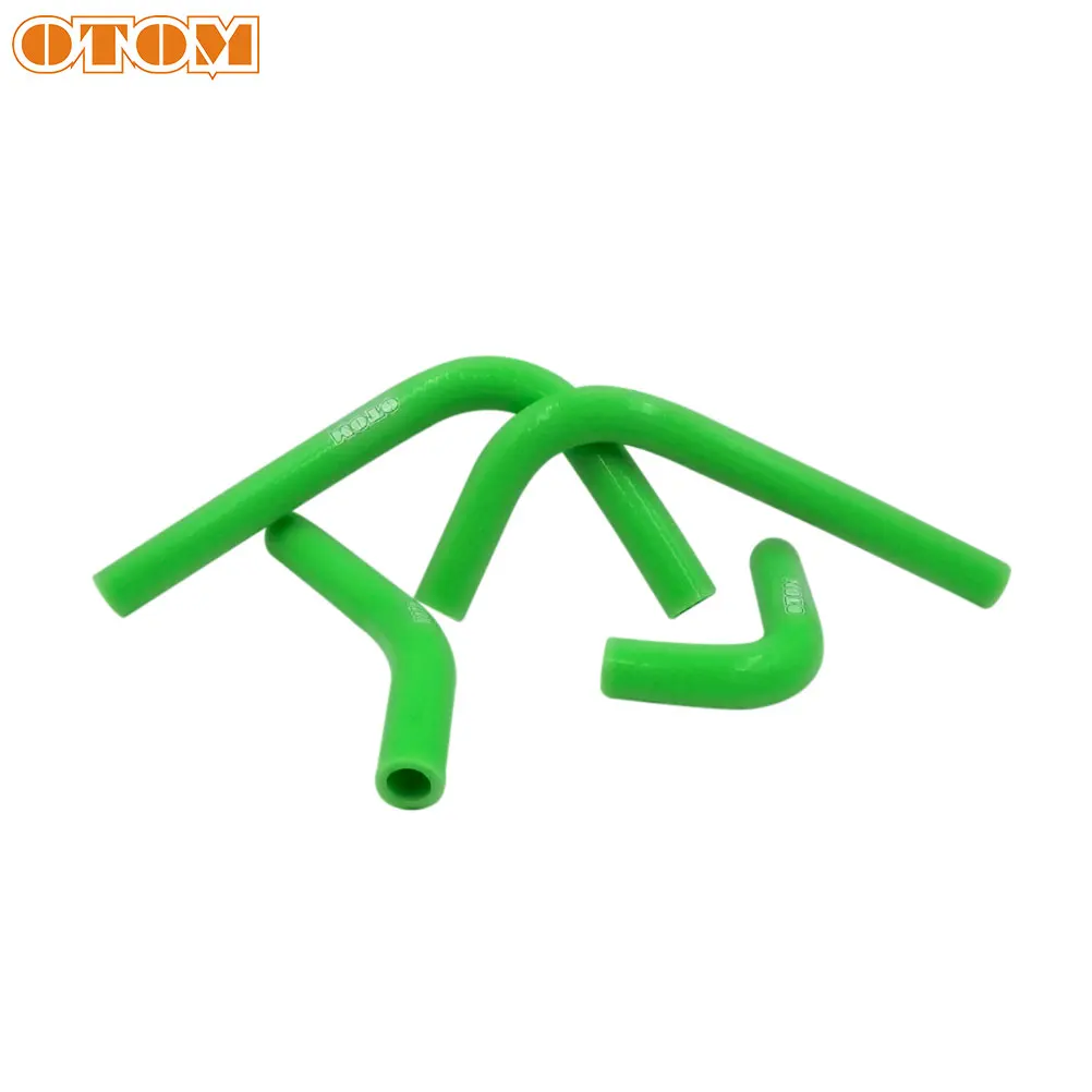 OTOM Motocross Radiator Hoses KA001 Water Tank Pipe Green Silicone Tube For KAWASAKI KX250F 2017-2019 Motorcycle Dirt Bike | Автомобили и