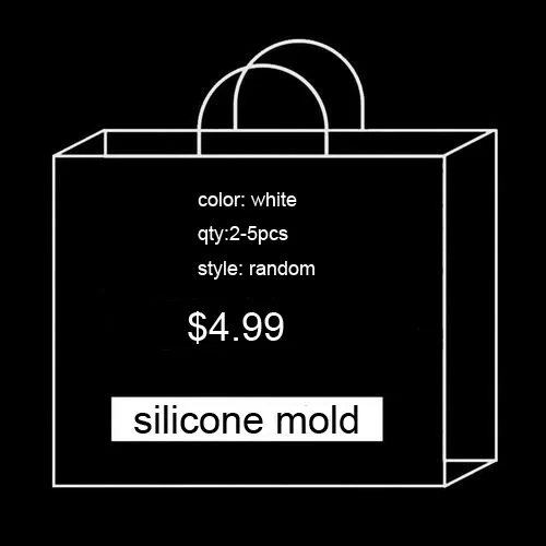 Счастливая сумка случайные смешанные силиконовые формы Очаровательная рамка |