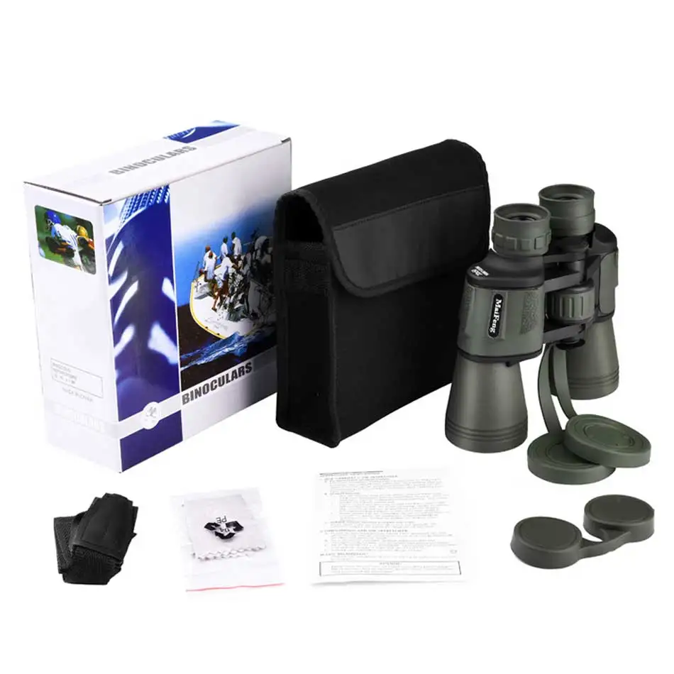 

2021 NEW Binoculars 20X50 3000m Professional Telescope Great Vision Large Eyepiece Hunting Camping Night Vision Central Zoom