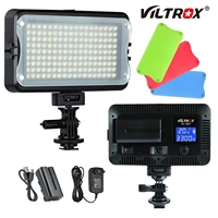 viltrox vl 162t camera lcd studio lamp panel led video light kit 3300k 5600k bi color dimmable for canon nikon sony dslr