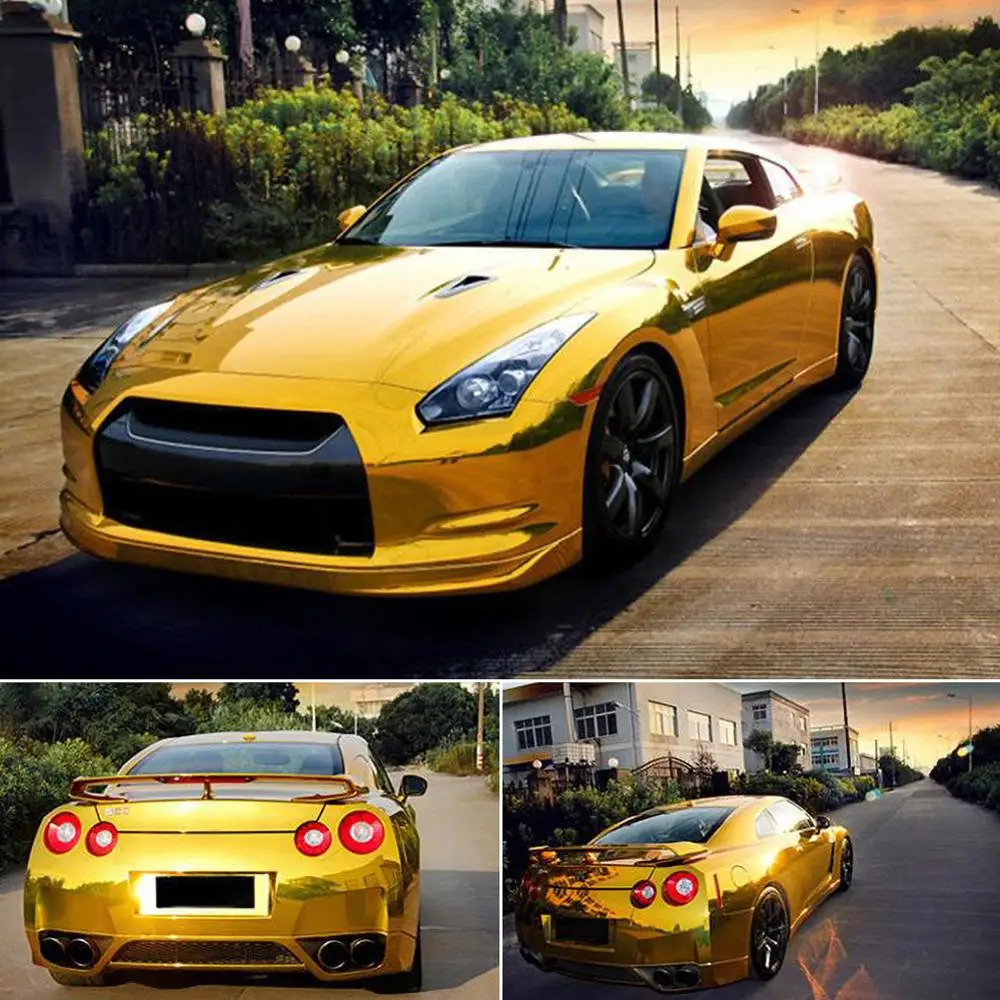 Полимерная матовая хромированная виниловая пленка для автомобиля 152*30 см