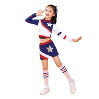 girls cheerleading uniforms outdoor basketball soccer cheer leader costume suit