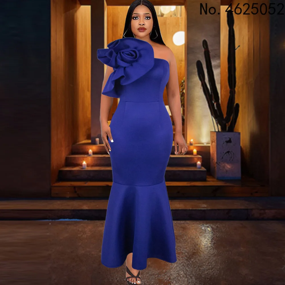 african attire for women Clothes for Women Dashiki Print Dress European Clothing Plus Size Bazin Rich Sleeveless Fashion Round Neck Maxi Vestido african robe