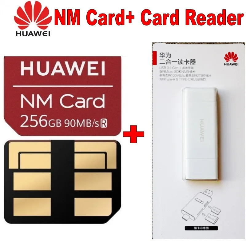 Оригинальная карта памяти Huawei NM нано 90 Мб/с 64 ГБ/128 ГБ/256 ГБ Mate30 Mate 30 Pro P30 Mate20 X 5G Nova 5