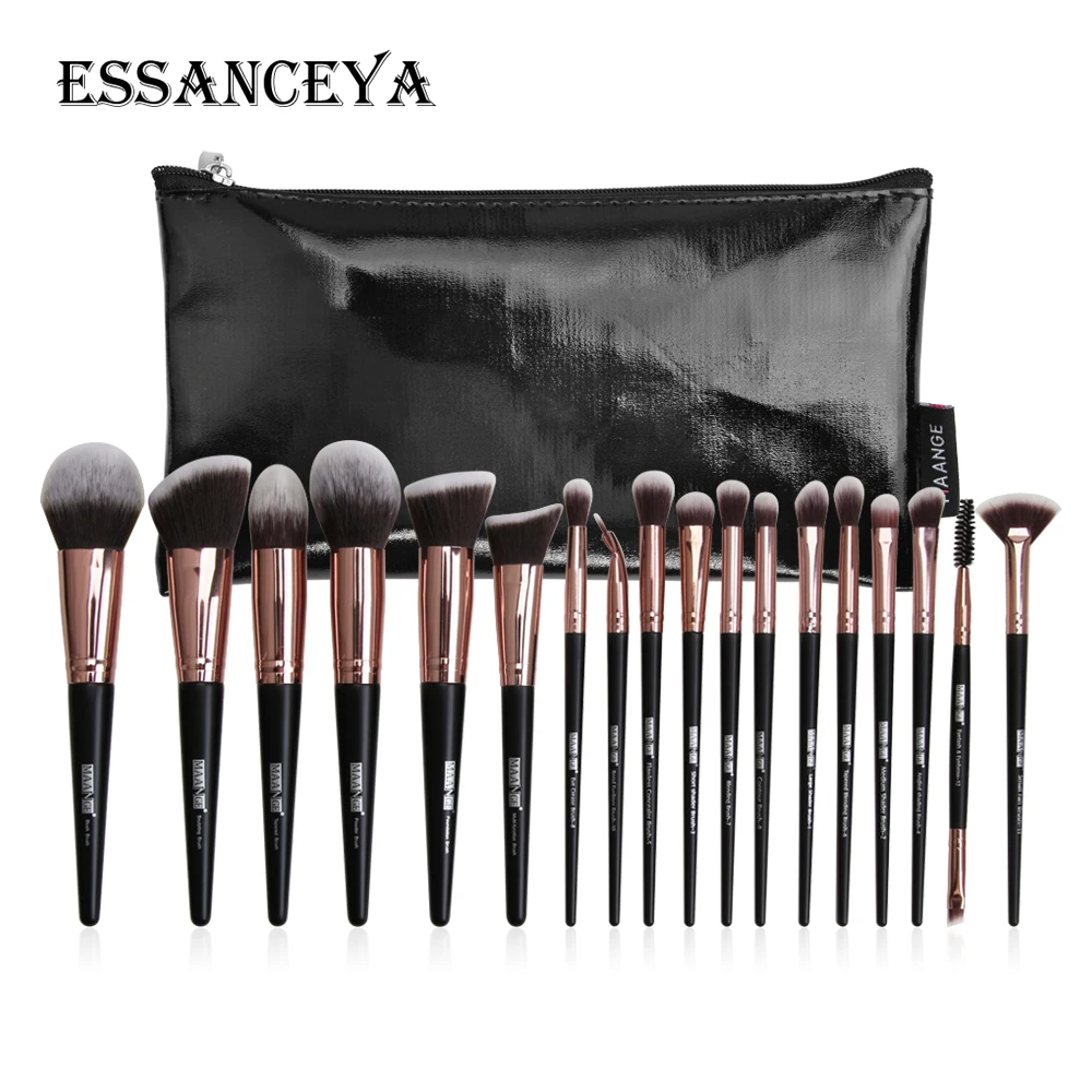 ESSANCEYA Новая мода профессиональный макияж кисти для макияжа кисточки 15/18/20 шт глаз для пудры, основы, кисти для макияжа, для румян Набор для Красота