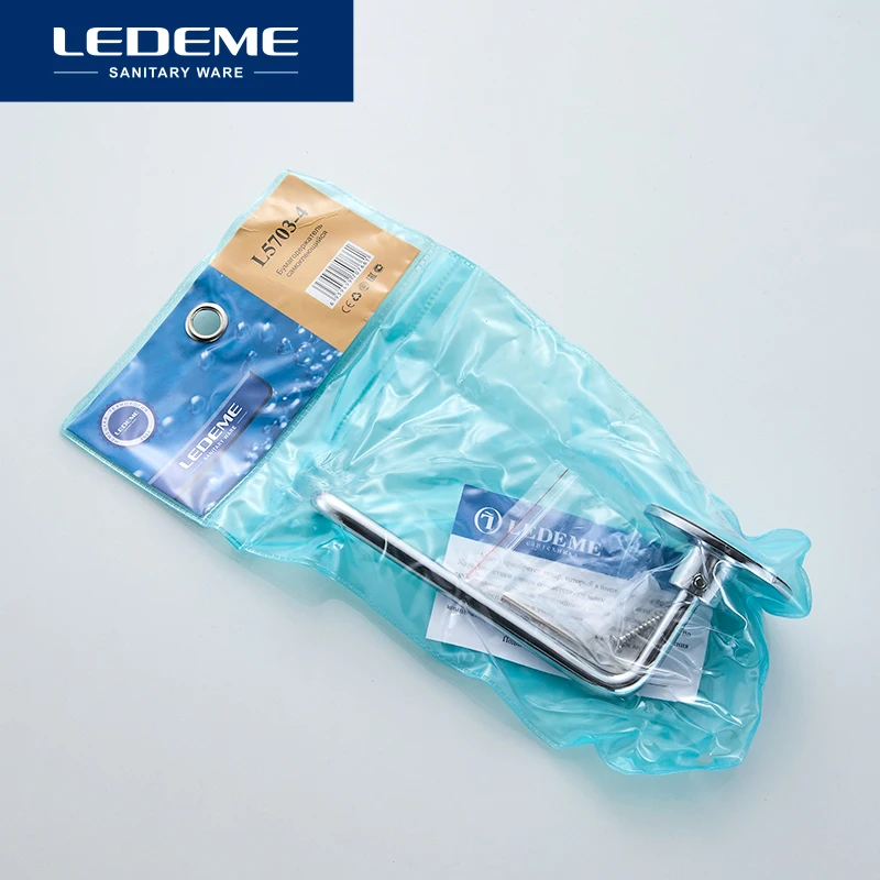 Обтекаемый держатель для бумажных полотенец LEDEME полка из нержавеющей стали без