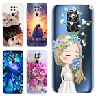 Чехол-накладка для Xiaomi Redmi Note 9, силикон, ТПУ, с рисунком