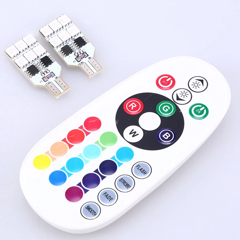 Светодиодсветодиодный панель POSSBAY T10 5050 SMD 6/12 RGB автомобильная интерьерная лампа