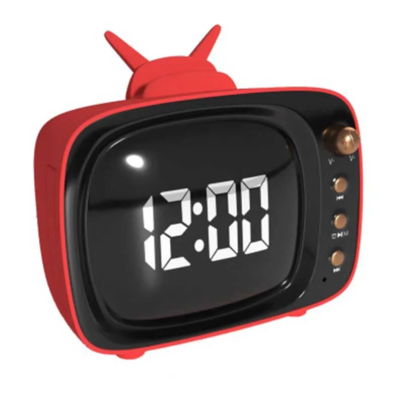 Беспроводной Bluetooth сабвуфер со светодиодный ными часами и