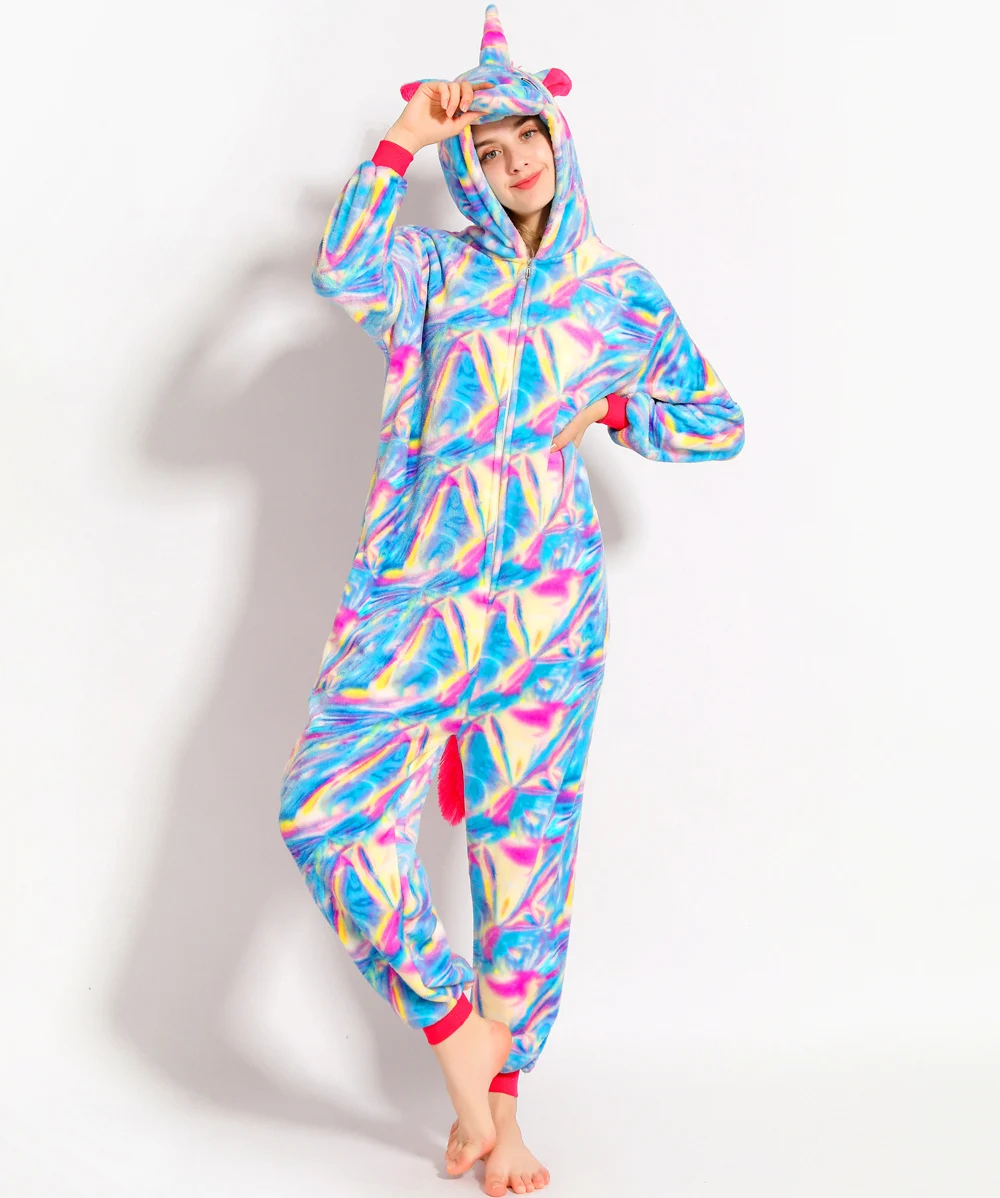 Комбинезон фланелевый в виде панды для взрослых пижама семейной вечеринки с