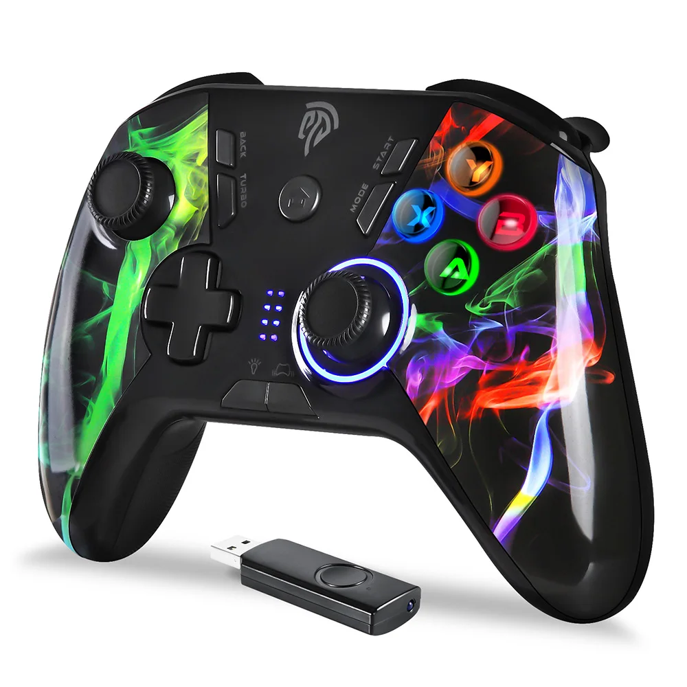 Controlador de Controle sem Fio para Ps3 Joystick com 4 Easysmx Windows Android Nintendo Switch Botões Personalizados Esm-9110 pc 10