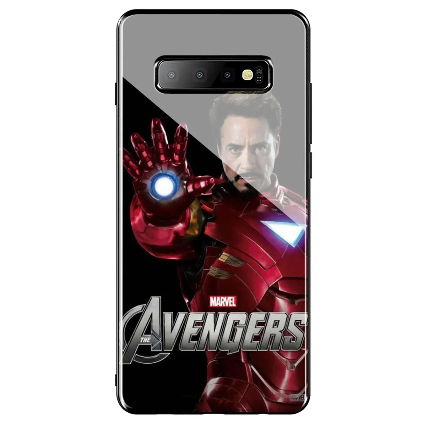 Marvel Iron man Tempered Glass Case for Samsung Galaxy S10 S9 S8 Note 8 9 10 Plus A10 A20 A30 A40 A50 A60 A70 |
