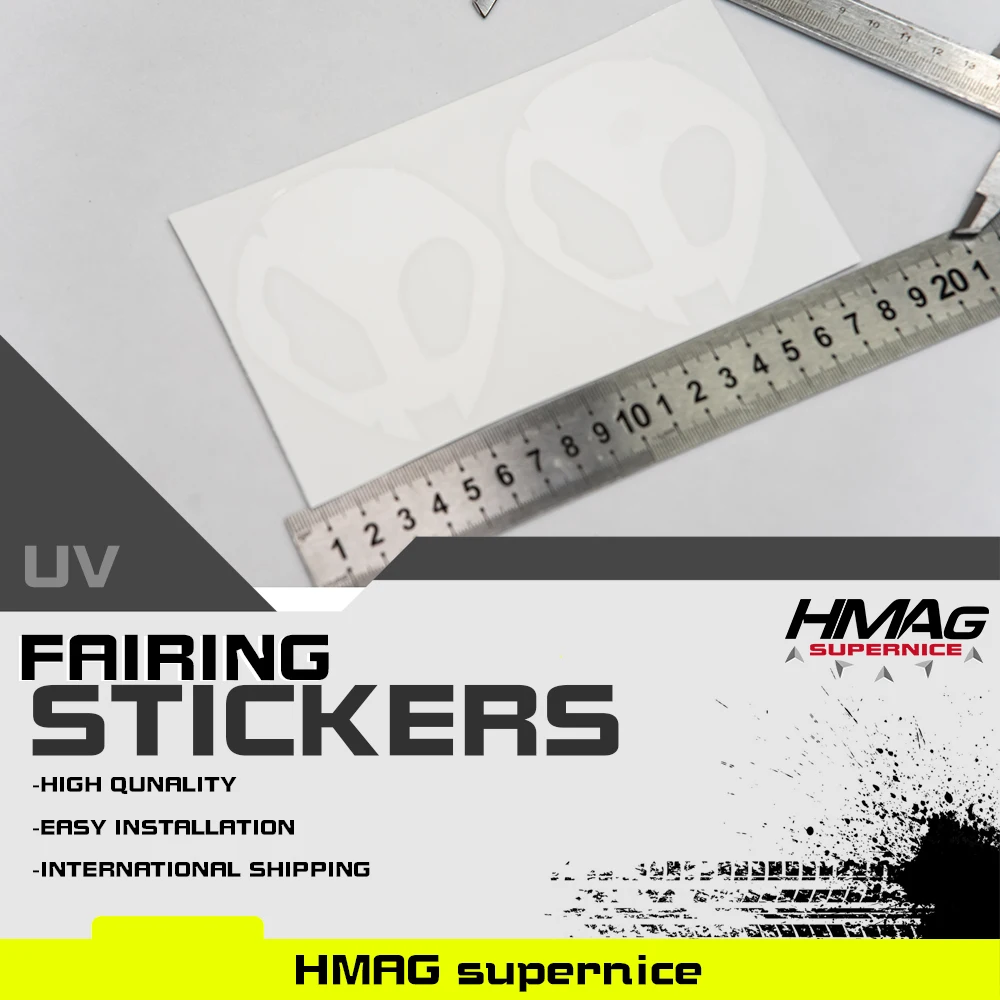 

For BMW HP 4 S1000RR S1000 RR logo Motorcycle Fairing Upper Fairing Decals Stickers 3M Sticker 1Pair
