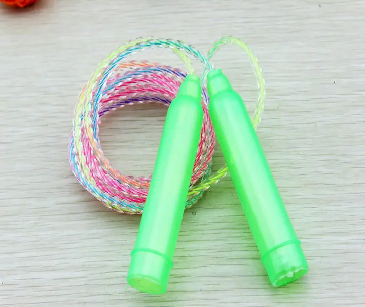 candy color small jump rope skipping kindergarten children little gift long 200cm outdoor sport toys for | Игрушки и хобби