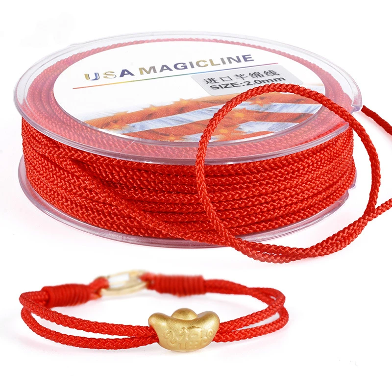 Минимальный заказ = 1 шт. 2 мм канат не эластичный износостойкий браслет DIY