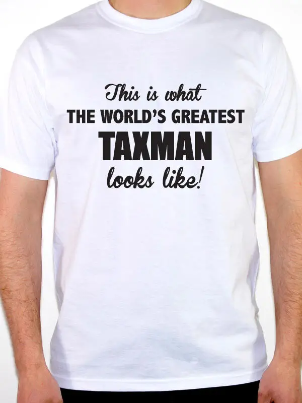 WORLDS GREATEST TAX MAN VAT Government Fun Novelty Themed Mens T Shirt |
